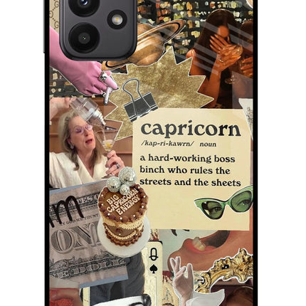 Capricorn Zodiac Samsung A23 Glass Case