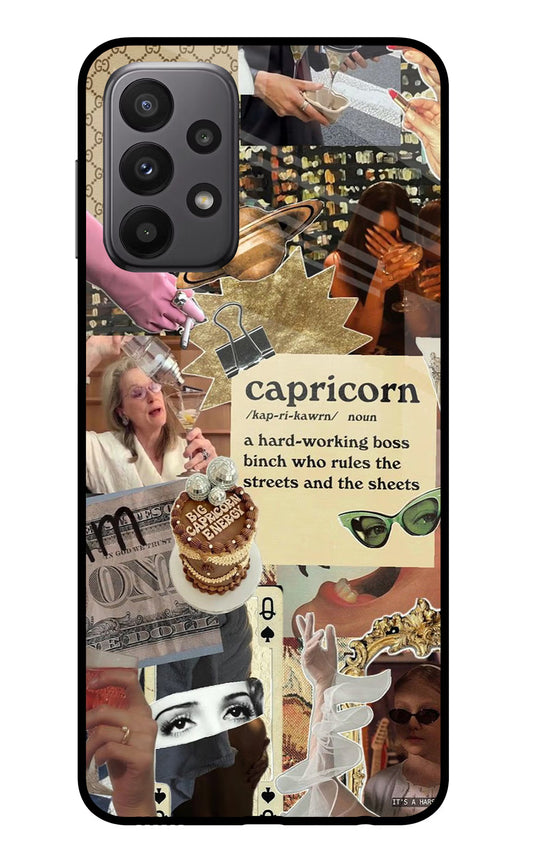 Capricorn Zodiac Samsung A23 Glass Case