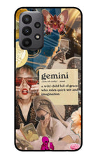 Gemini Zodiac Samsung A23 Glass Case