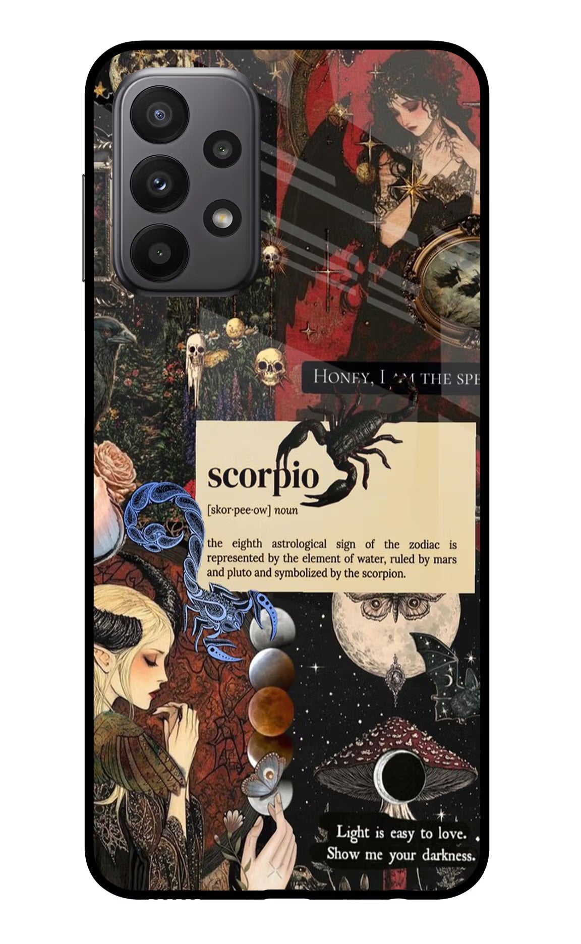 Scorpio Zodiac Samsung A23 Glass Case
