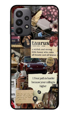 Taurus Zodiac Samsung A23 Glass Case