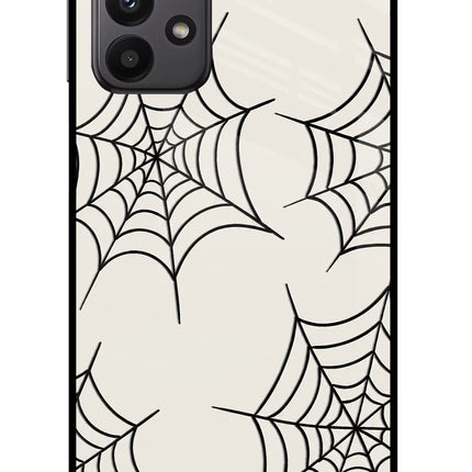 Spider Web Samsung A23 Glass Case