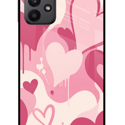 Hearty case Samsung A23 Glass Case