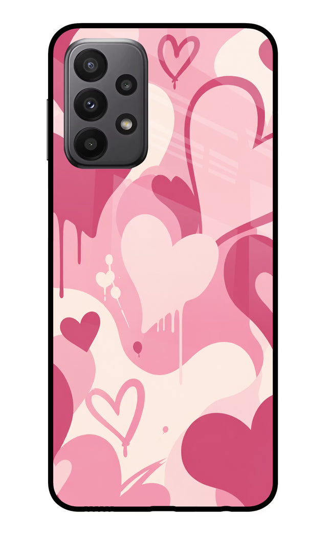 Hearty case Samsung A23 Glass Case