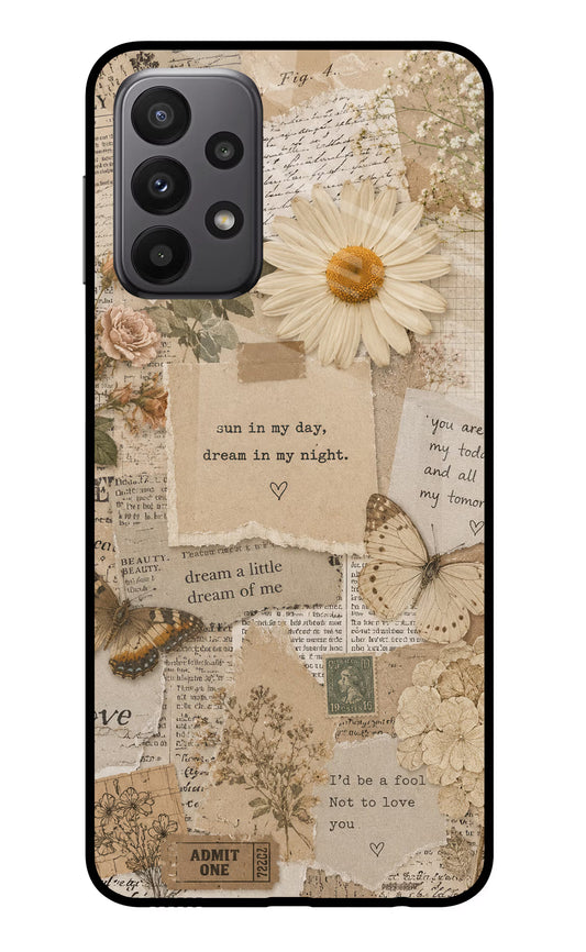 Vintage case Samsung A23 Glass Case