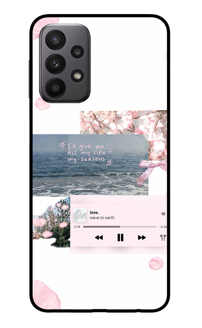 Wave to earth Samsung A23 Glass Case