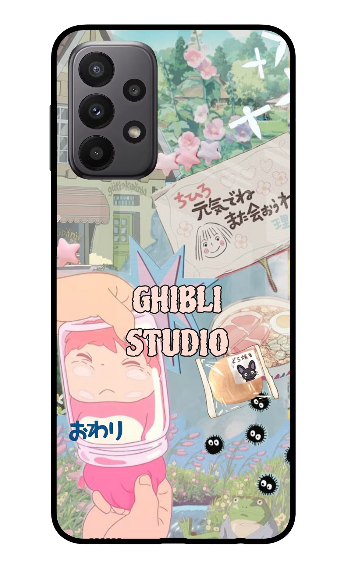 Studio Ghibli Samsung A23 Glass Case