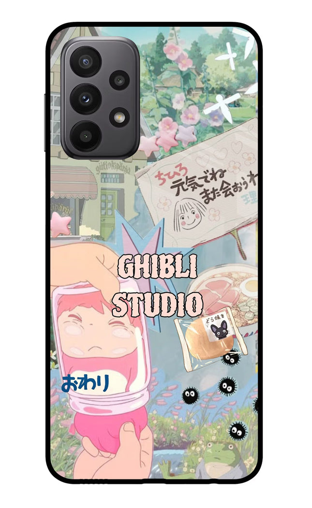 Studio Ghibli Samsung A23 Glass Case