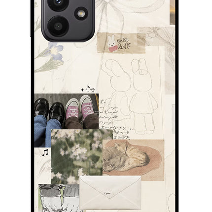 Soft Aesthetic Samsung A23 Glass Case