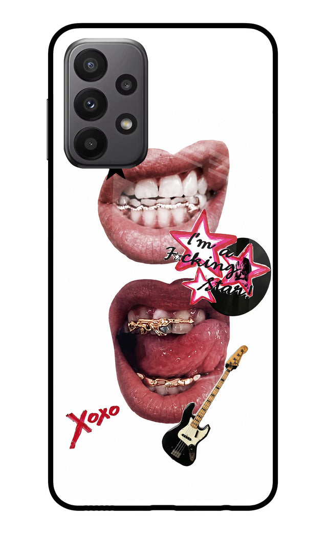 Rockstar Samsung A23 Glass Case