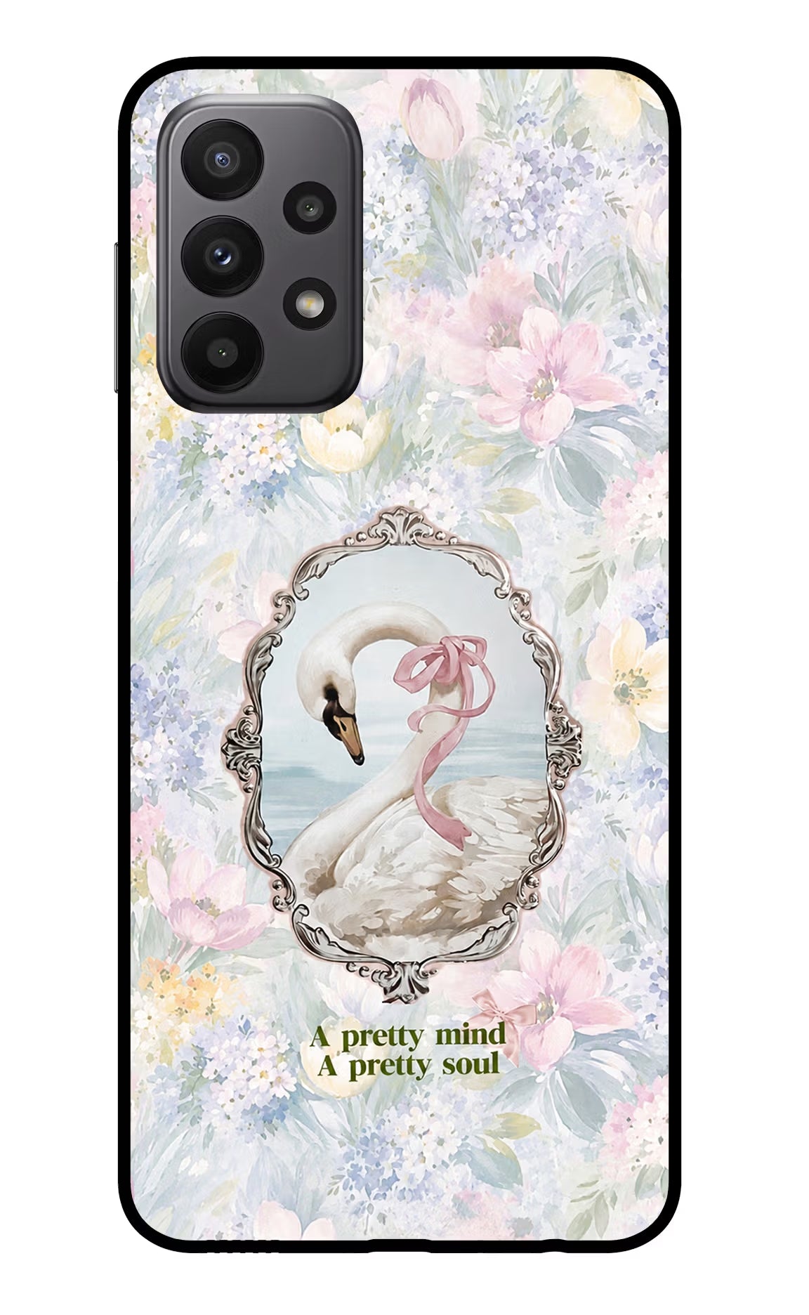 Pretty Mind Pretty Soul Samsung A23 Glass Case