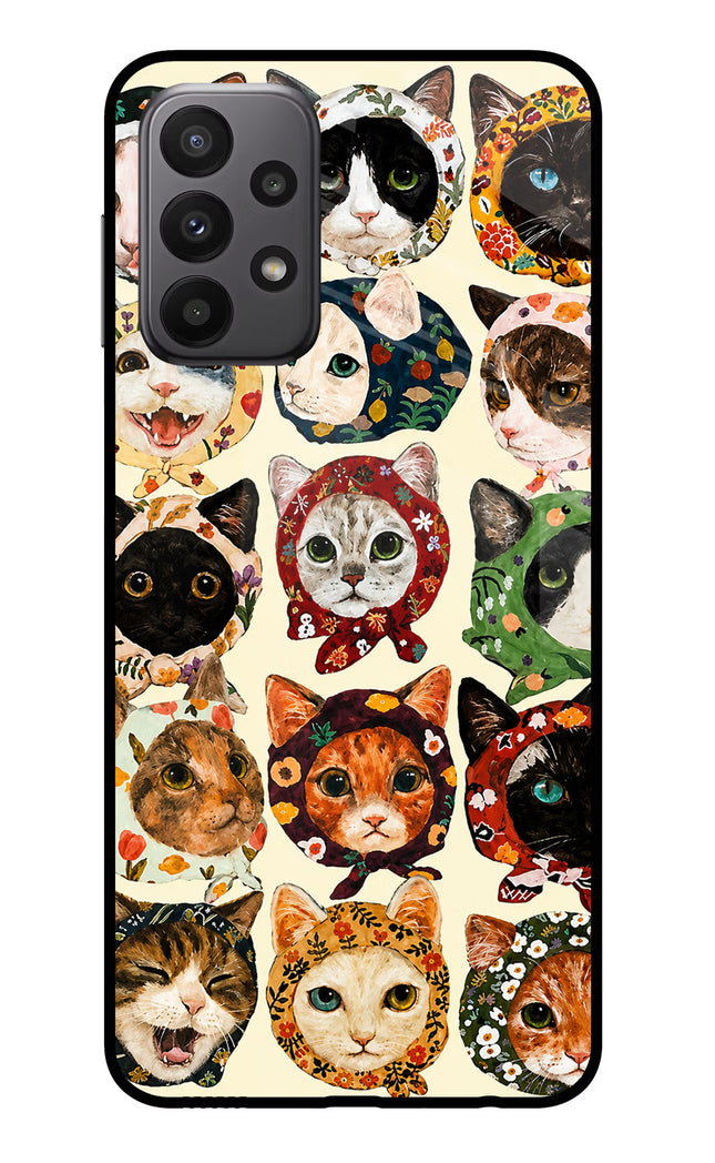 Cool Cat Samsung A23 Glass Case