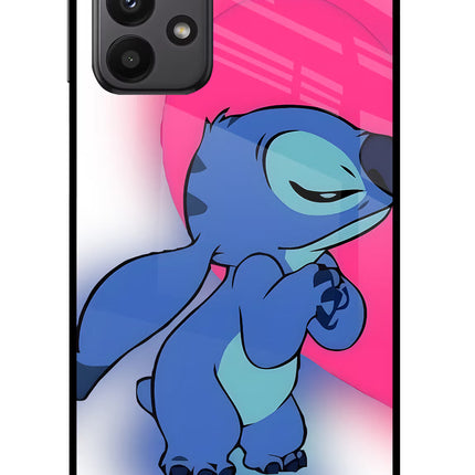 Stitch Hug Samsung A23 Glass Case