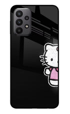Kitty Charm Samsung A23 Glass Case