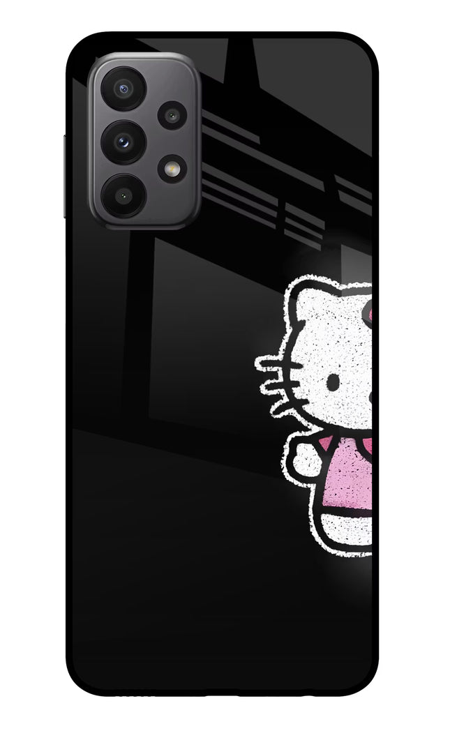 Kitty Charm Samsung A23 Glass Case