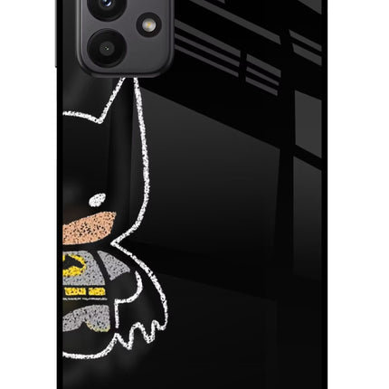 Bat Kitty Samsung A23 Glass Case Back Cover by Casekaro