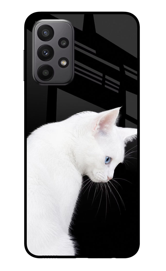 Snow Gaze Samsung A23 Glass Case