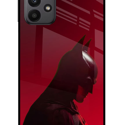 Dark Knight Samsung A23 Glass Case Back Cover by Casekaro