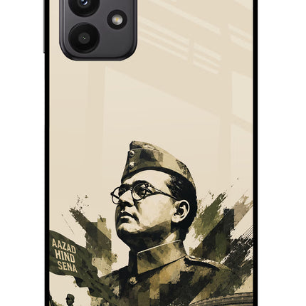 Netaji Rising Samsung A23 Glass Case