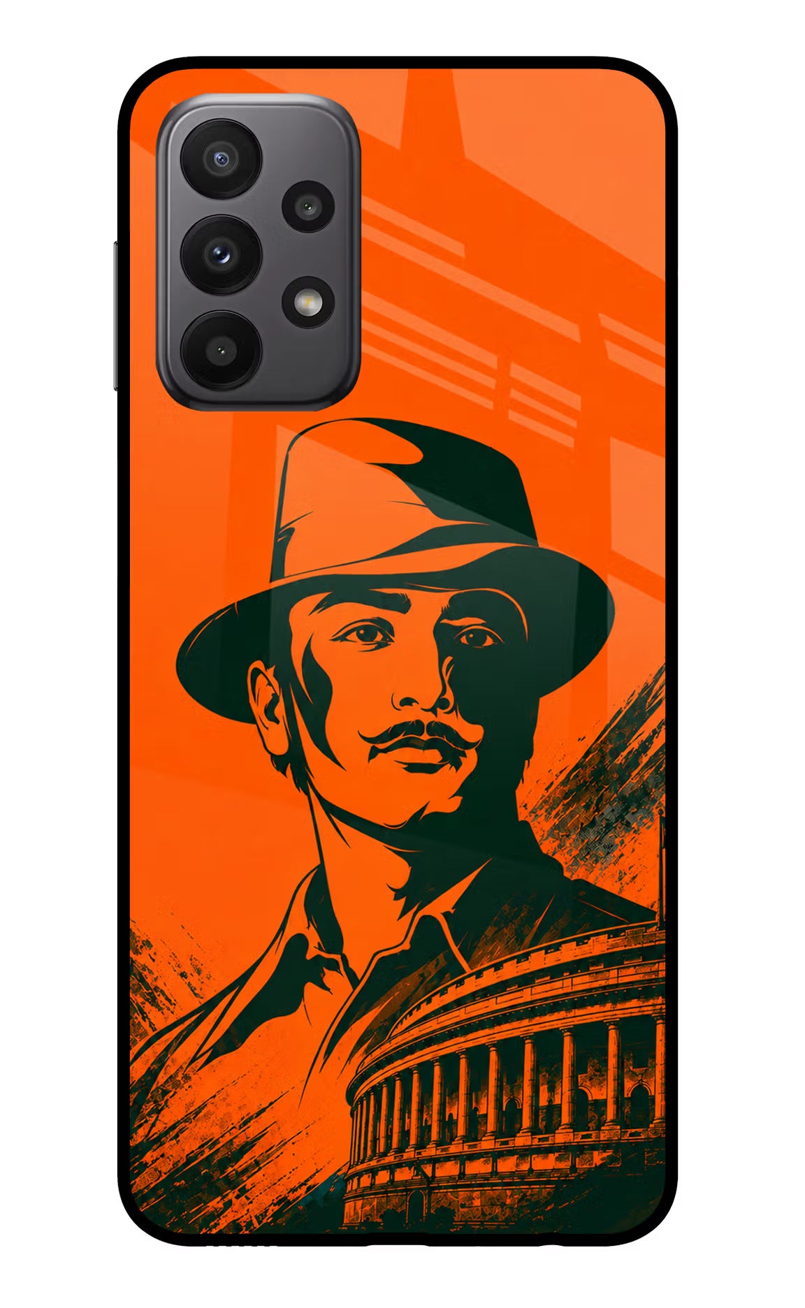 Bhagat Singh Legacy Samsung A23 Glass Case