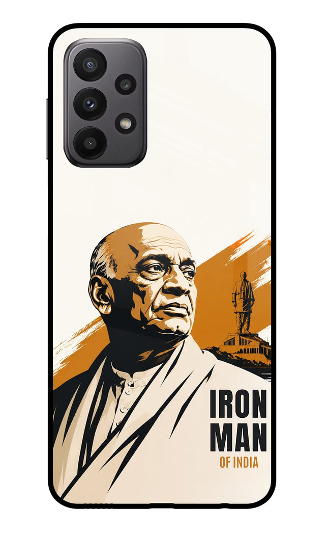 Sardar Patel Iron Will Samsung A23 Glass Case