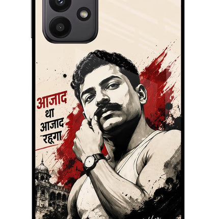 Chandrashekhar Azad Fearless Samsung A23 Glass Case