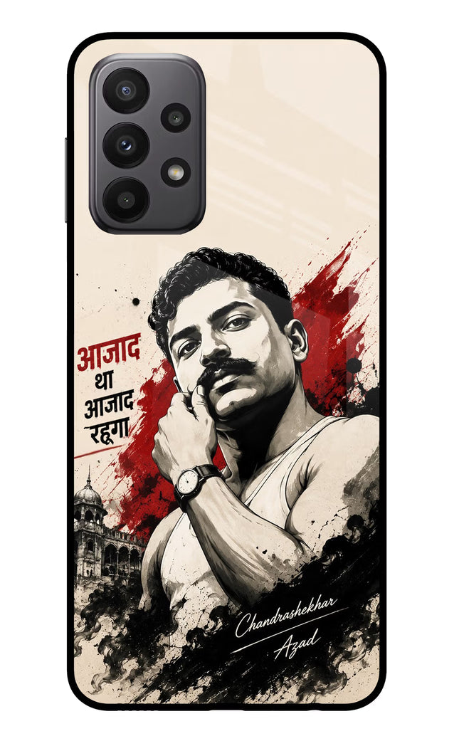 Chandrashekhar Azad Fearless Samsung A23 Glass Case