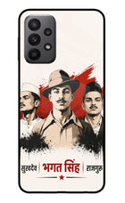 Bhagat Singh Trio Samsung A23 Glass Case