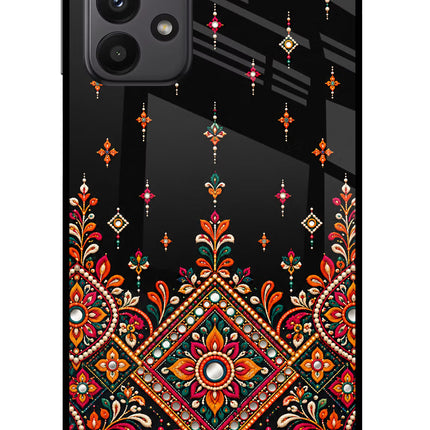 Noir Mehfil Samsung A23 Glass Case