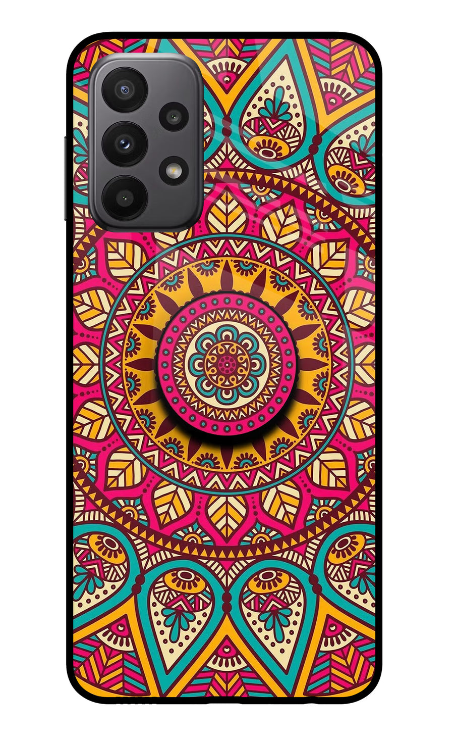 Mandala Samsung A23 Pop Case, Glass case