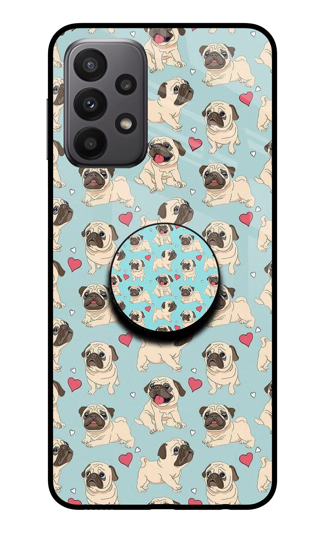 Pug Dog Samsung A23 Pop Case by Casekaro