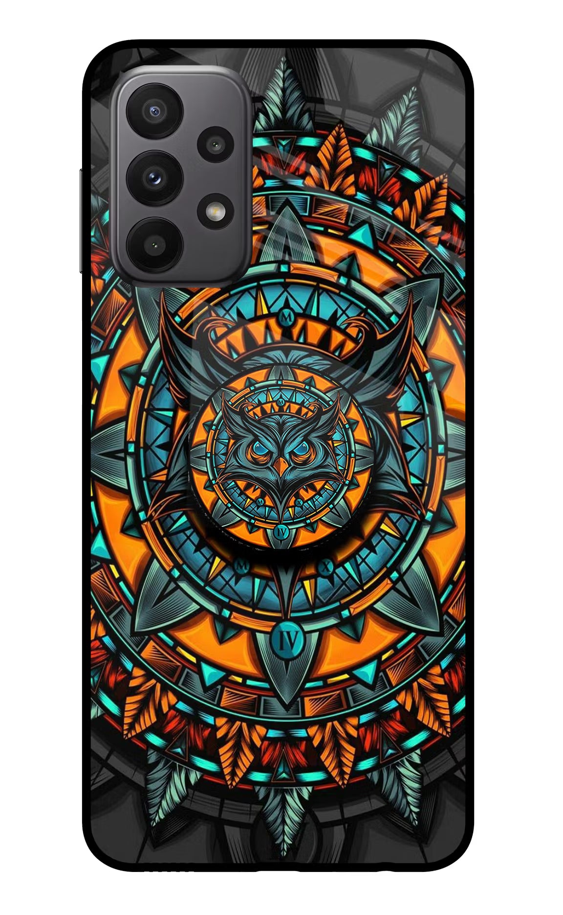 Angry Owl Samsung A23 Pop Case by Casekaro