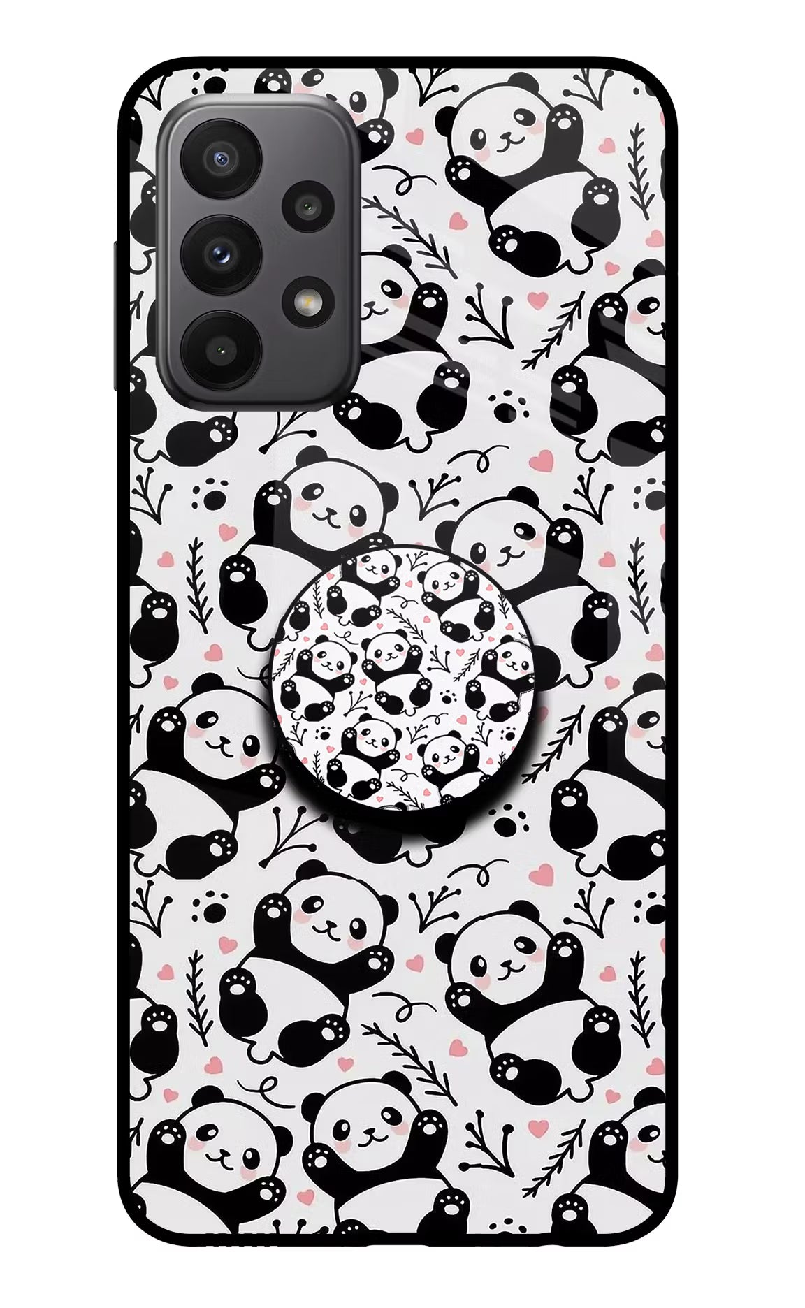 Cute Panda Samsung A23 Pop Case by Casekaro