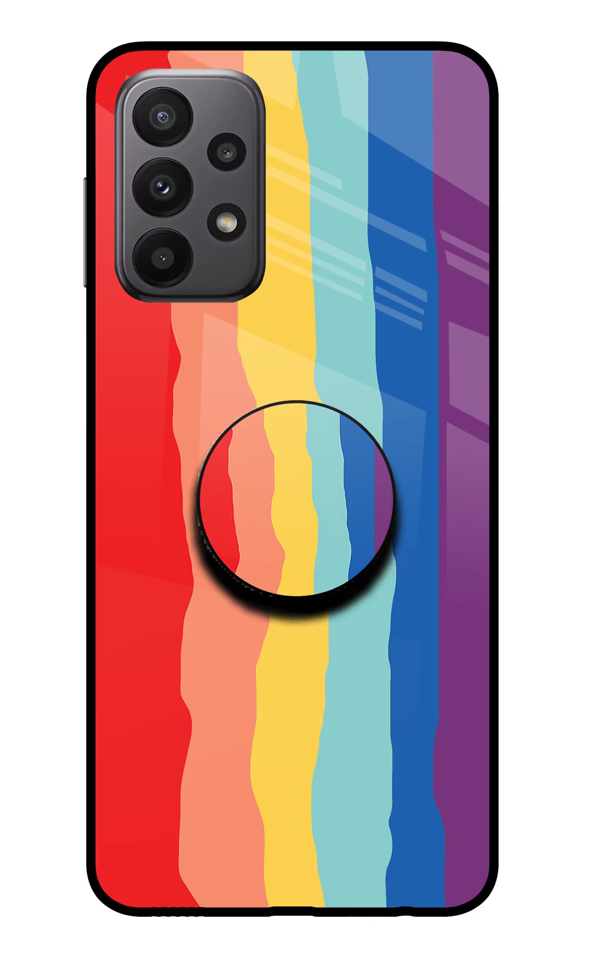 Rainbow Samsung A23 Pop Case by Casekaro