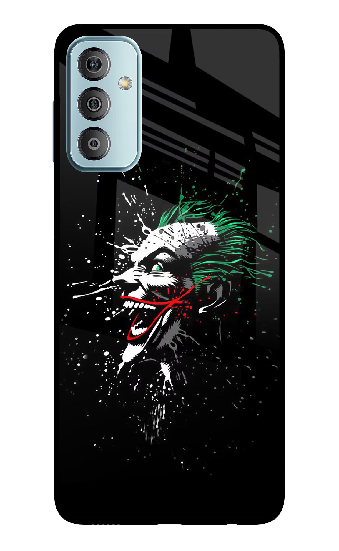 Joker Samsung F23 5G Glass Case Back Cover by Casekaro