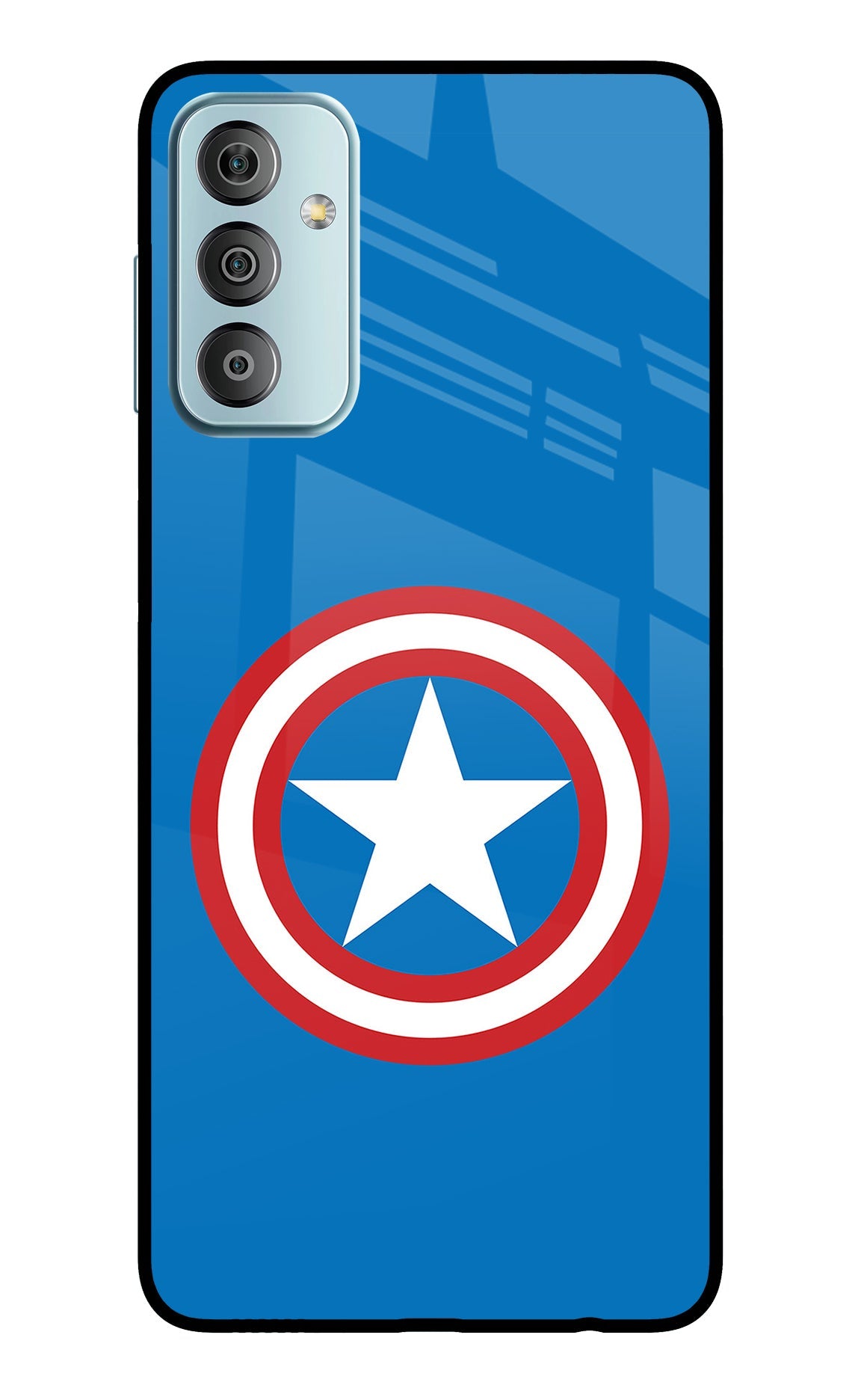 Captain America Logo Samsung F23 5G Back Cover