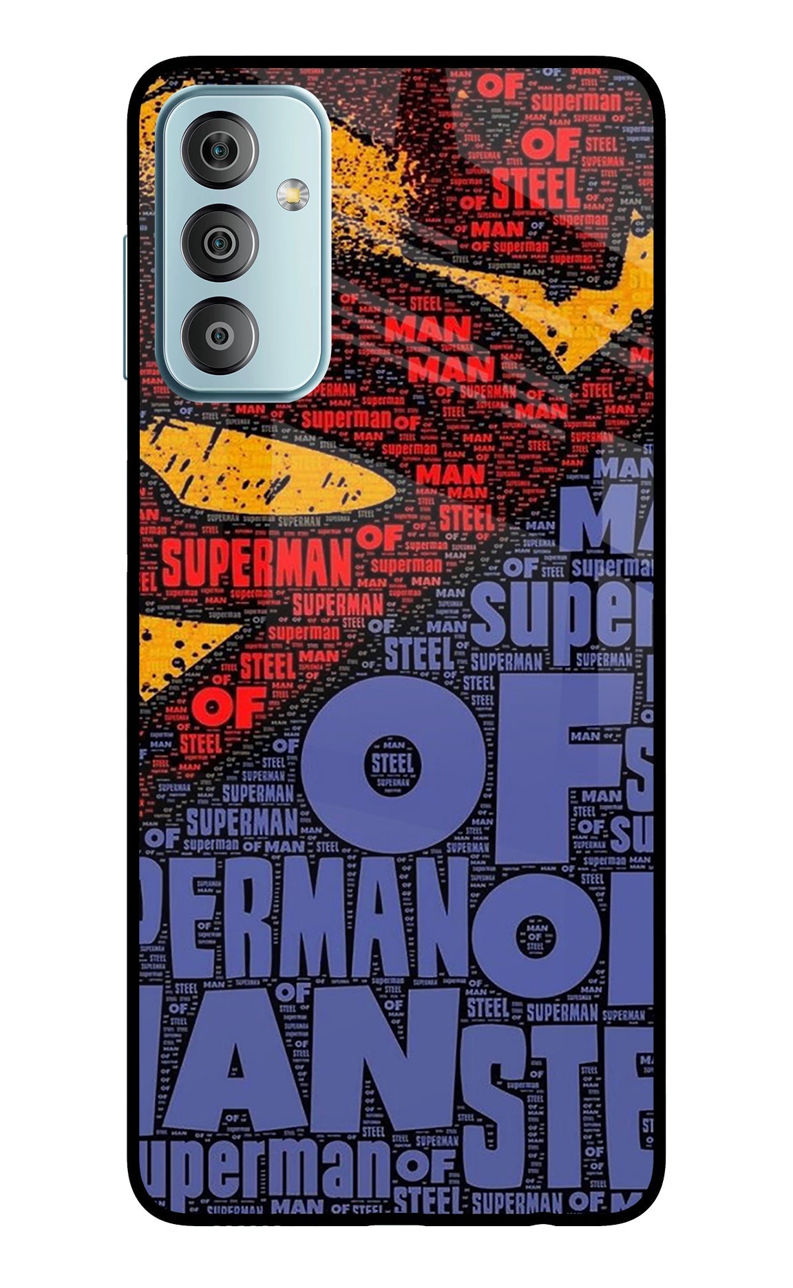 Superman Samsung F23 5G Glass Case
