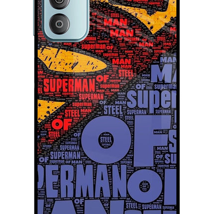 Superman Samsung F23 5G Glass Case Back Cover by Casekaro