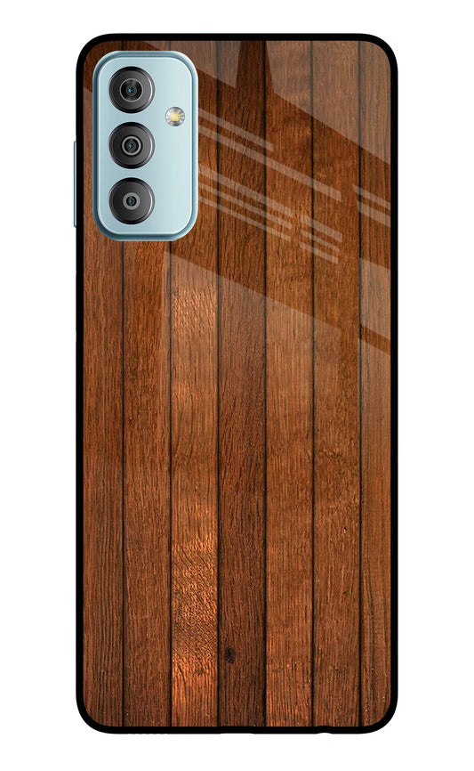 Wooden Artwork Bands Samsung F23 5G Glass Case