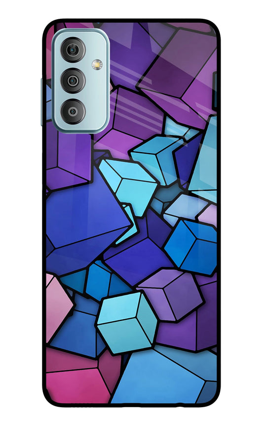Cubic Abstract Samsung F23 5G Glass Case