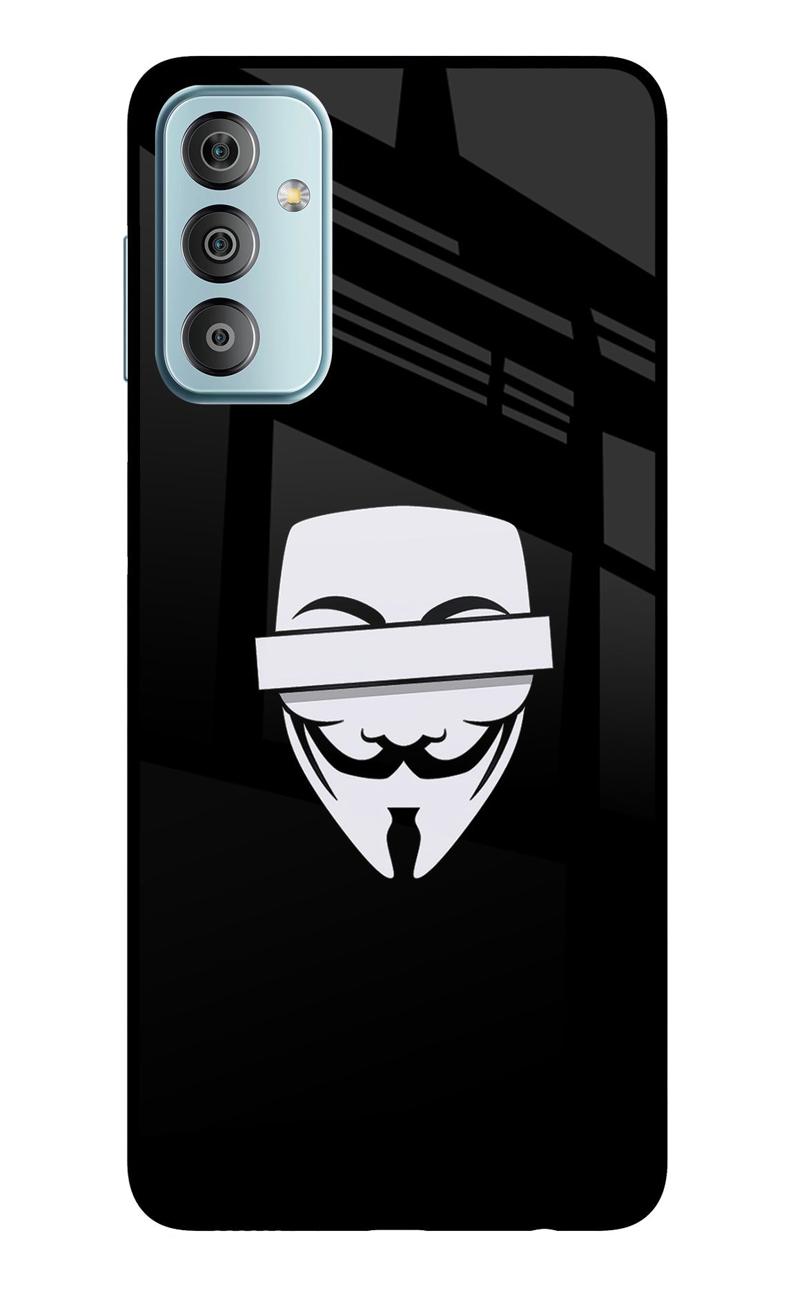 Anonymous Face Samsung F23 5G Glass Case