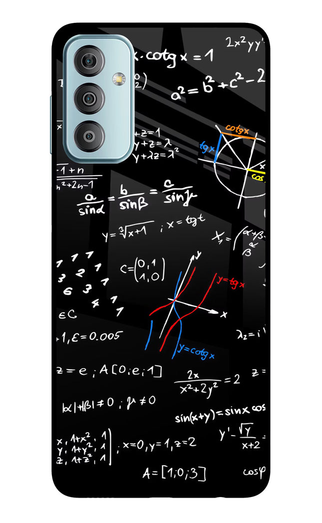 Mathematics Formula Samsung F23 5G Glass Case