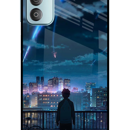 Anime Samsung F23 5G Glass Case Back Cover by Casekaro