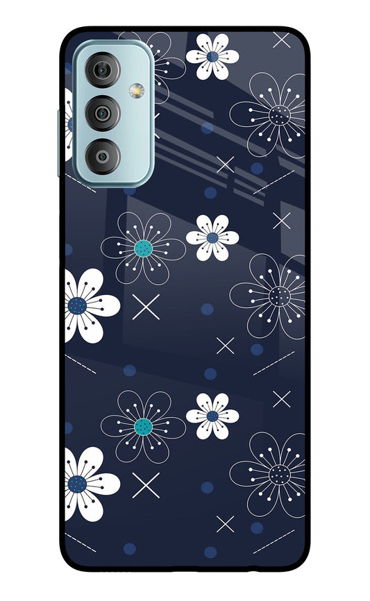 Flowers Samsung F23 5G Glass Case