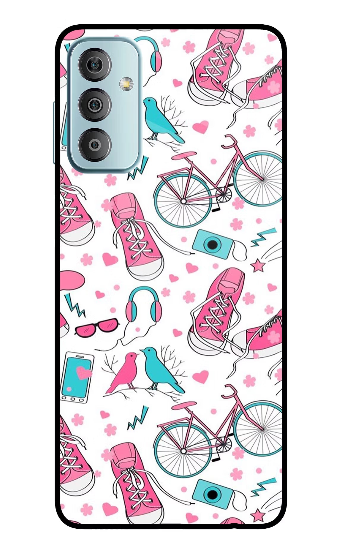 Artwork Samsung F23 5G Glass Case Back Cover by Casekaro