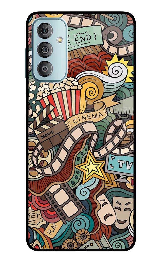 Cinema Abstract Samsung F23 5G Glass Case
