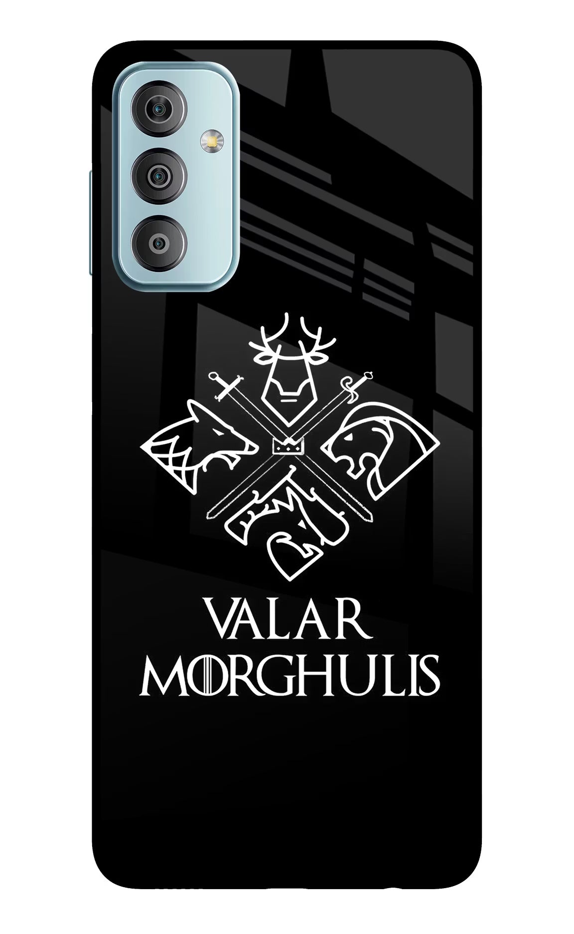 Valar Morghulis | Game Of Thrones Samsung F23 5G Glass Case Back Cover by Casekaro