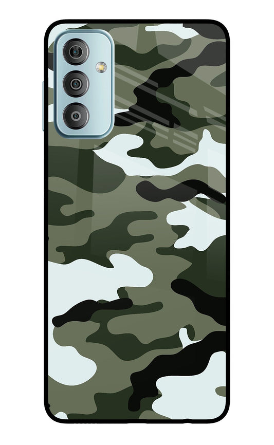 Camouflage Samsung F23 5G Glass Case