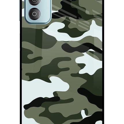 Camouflage Samsung F23 5G Glass Case