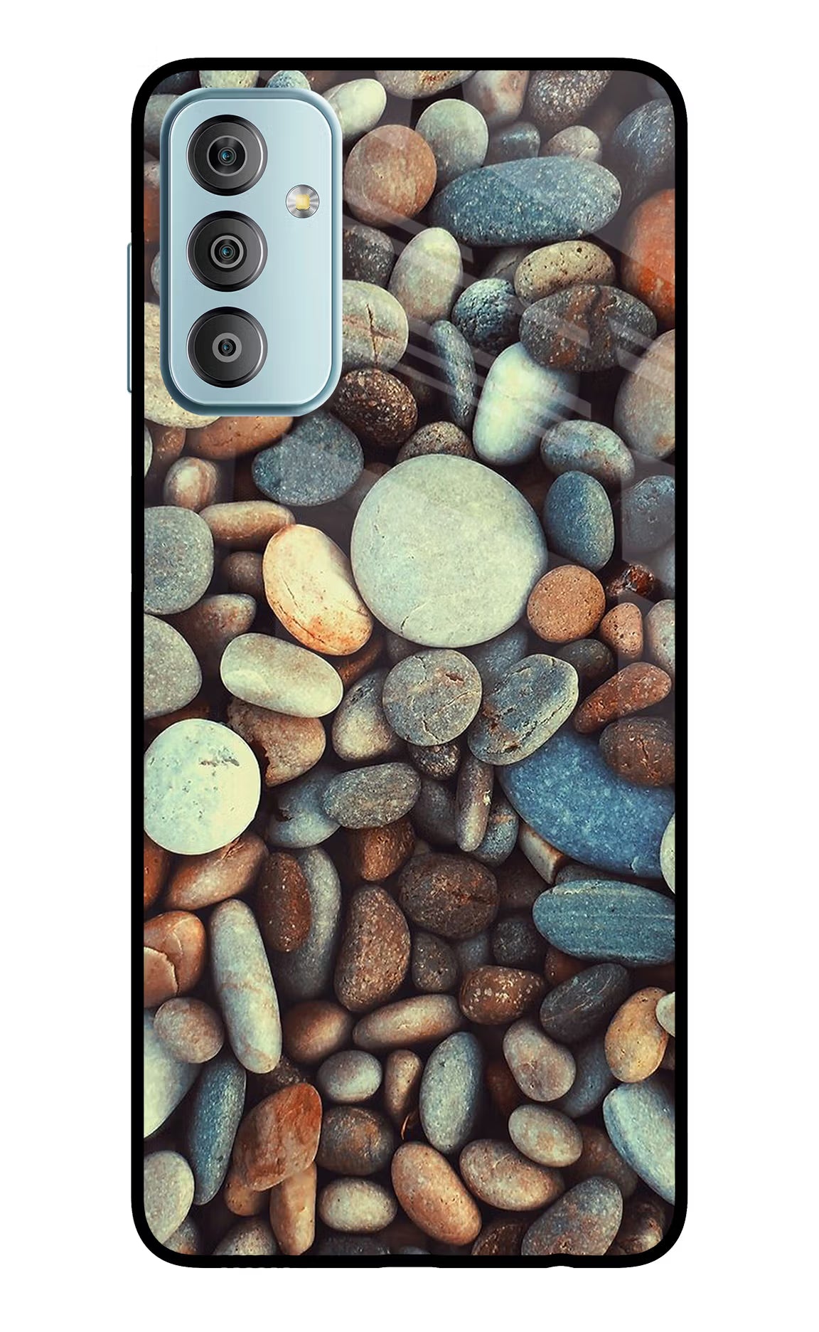 Pebble Samsung F23 5G Glass Case Back Cover by Casekaro